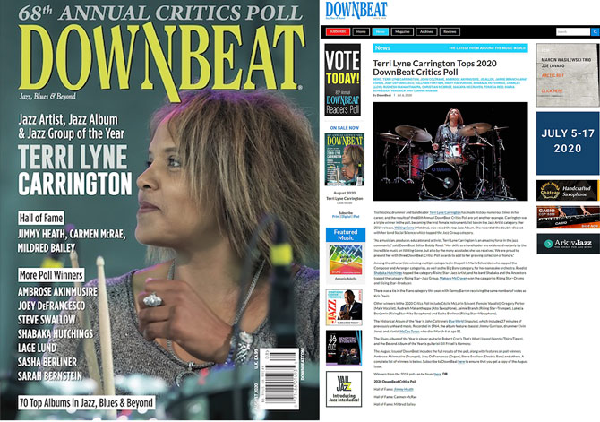 A DownBeat 68. kritikusi szavazólistája